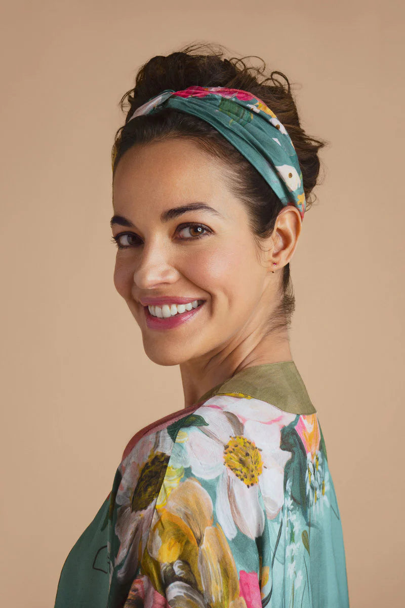 Powder IMPRESSIONIST FLORAL ELASTICATED HEADBAND