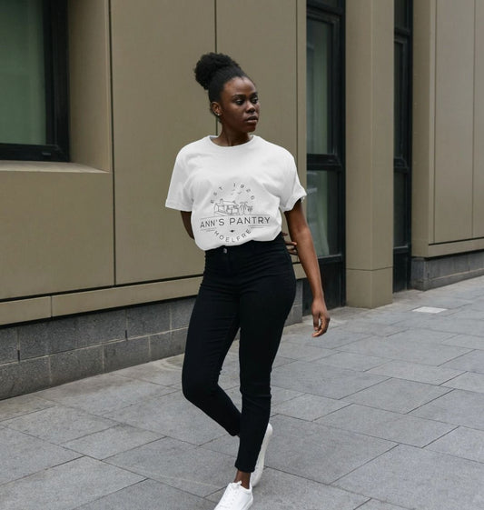 Ann's Pantry Women's Boxy tee Logo 1