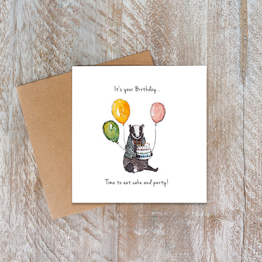 Toasted Crumpet - Eat Cake & Party! Card (Cello-Free)