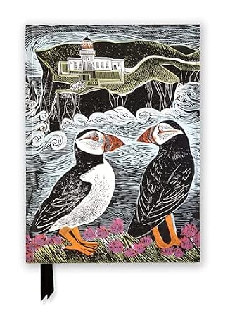 Angela Harding: Fair Isle Puffins (Foiled Journal) (Flame Tree Notebooks)