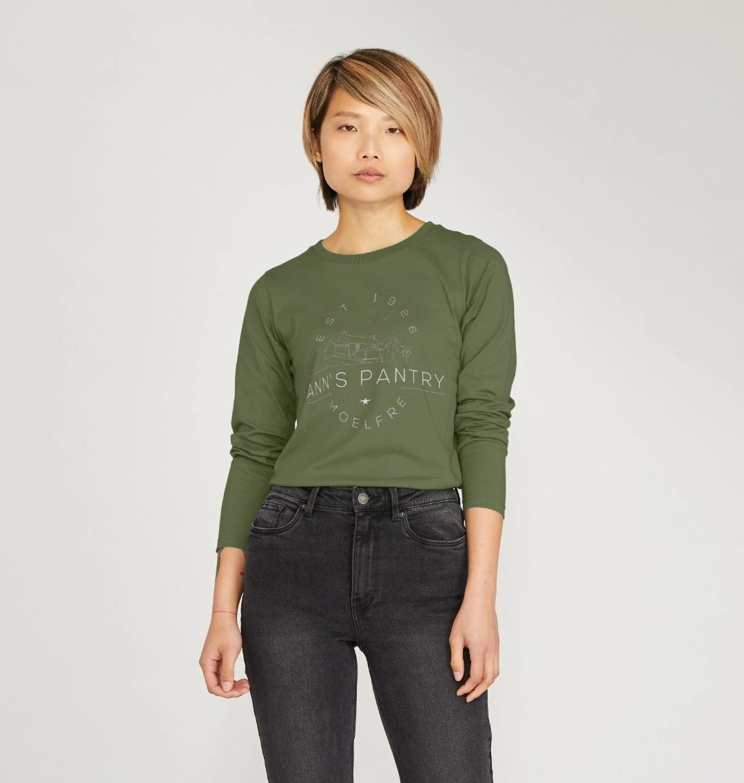 Ann's Pantry Long sleeved ladies top Logo 1