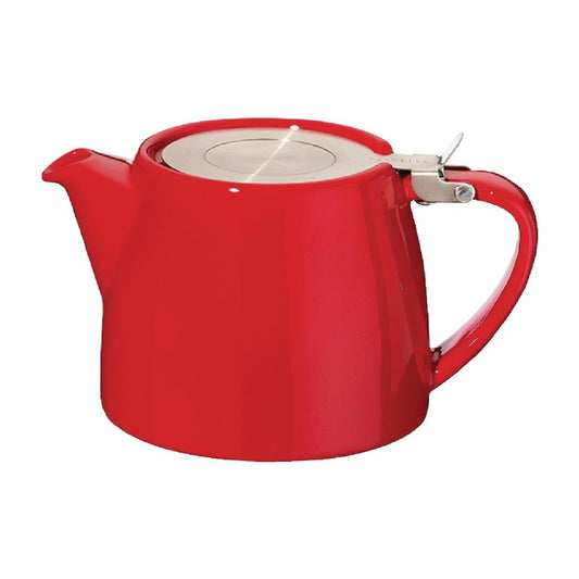 Stump Tea Pot Red