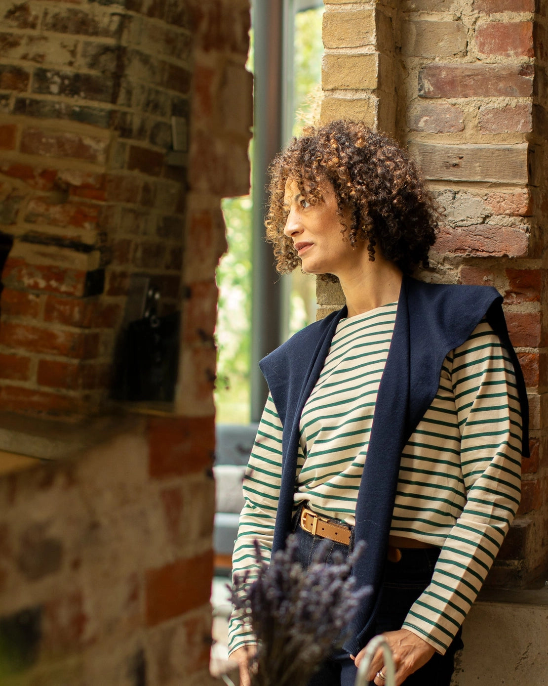 Chalk UK - Tori shrug - dark navy