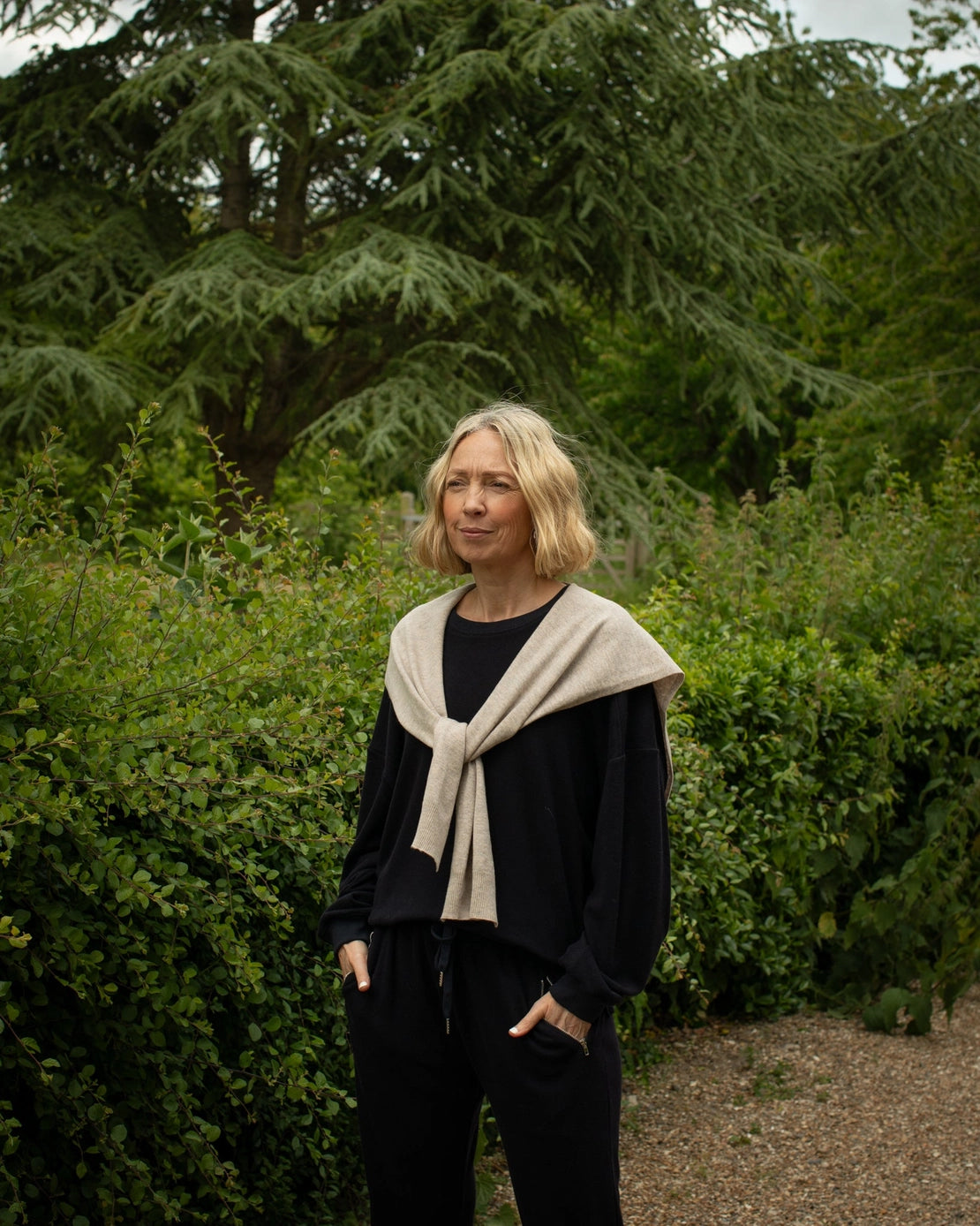 Chalk UK - Tori shrug - light fawn