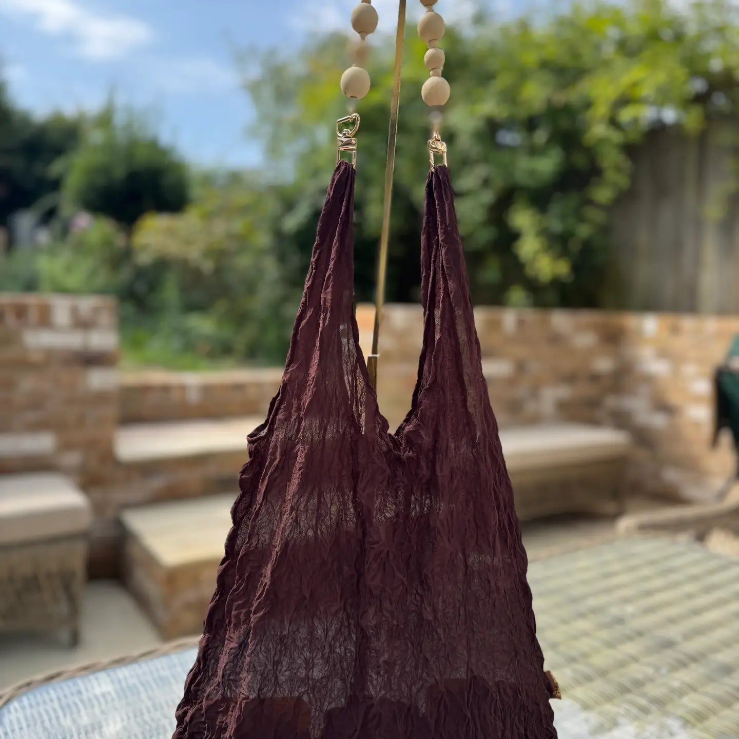 Be-Bougie - Eco Sustainable Tote Bag Interchangeable Wooden Handle 40cm (bag not included) (Copy) (Copy)