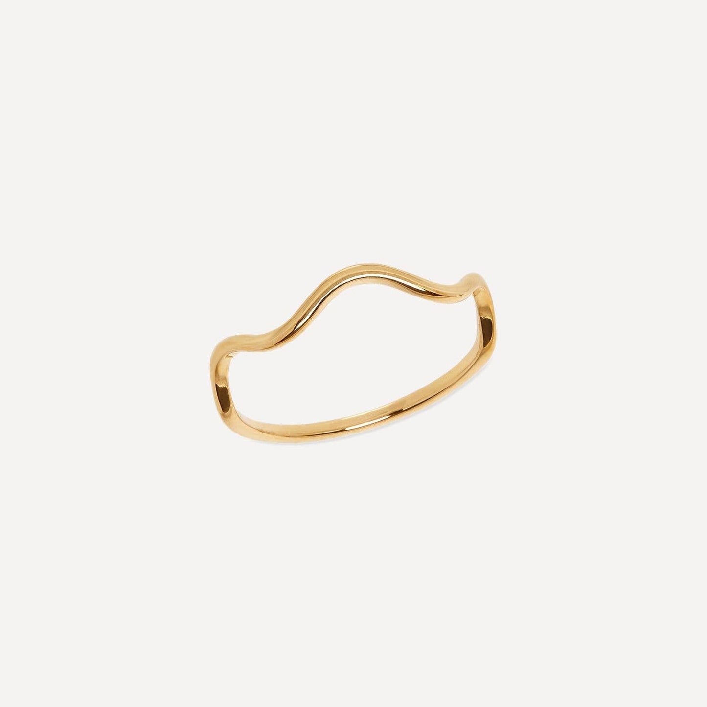 Ripple Waterproof Gold Ring