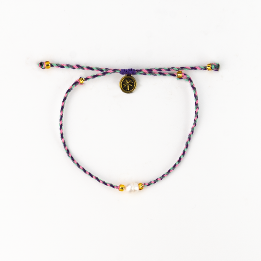 Bora Freshwater  Handmade Bracelet Purple
