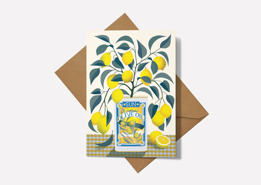 Lemon Tree greetings card