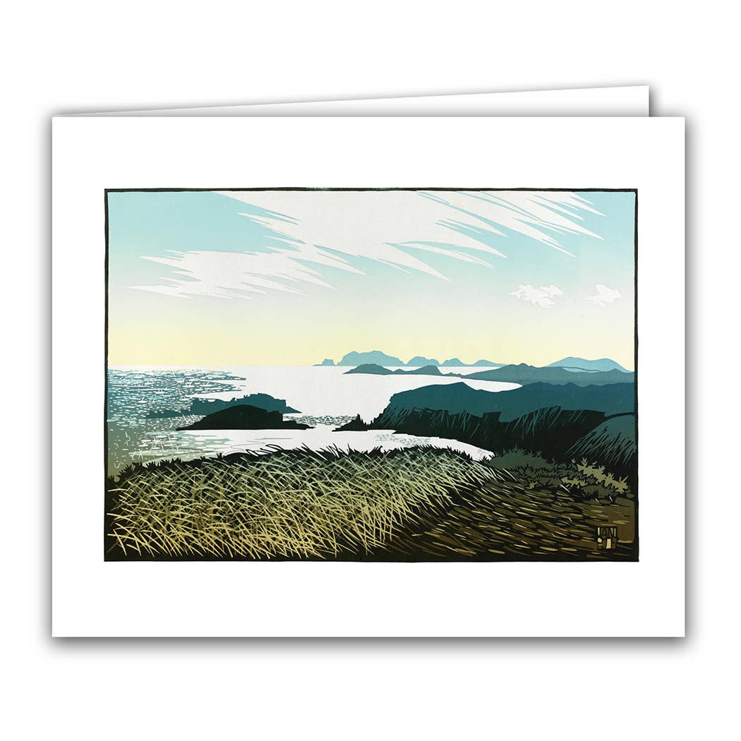 Blank Greeting Card - Shining Sea