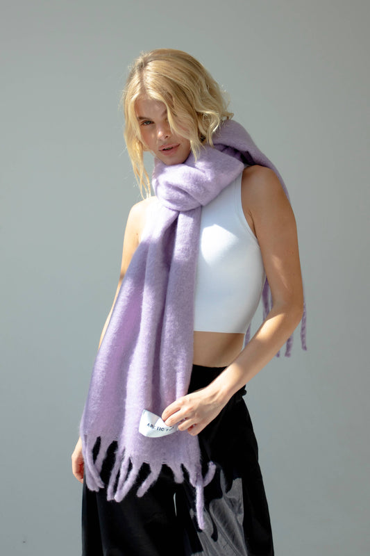 The Stockholm Scarf - 100% Recycled - Lavender - AW23