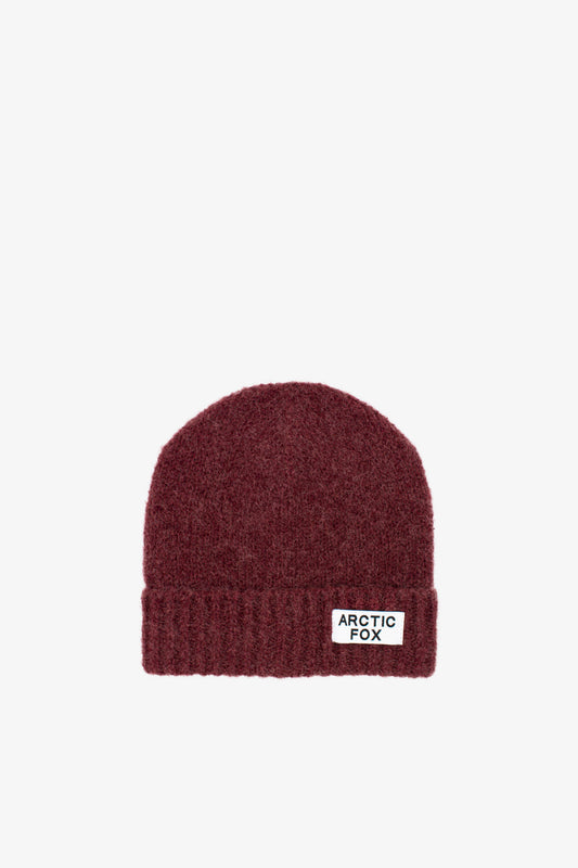 The Mohair Beanie - Bloodstone Red
