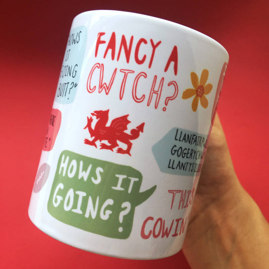 WALES Mug - Welsh Gift | Wales | Cymraeg