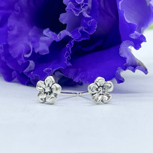 Silver Forget Me Not Earrings