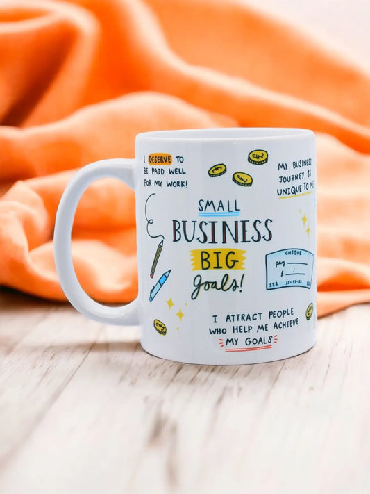 Small Business BIG GOALS Mug - Work gift | Positive gift