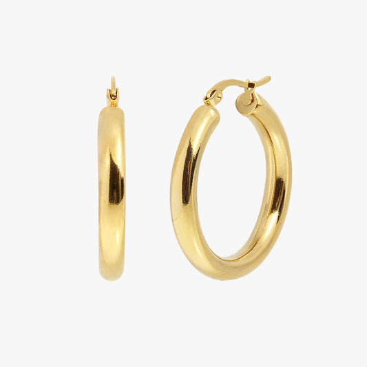 Fulmar Waterproof Gold Hoop Earrings