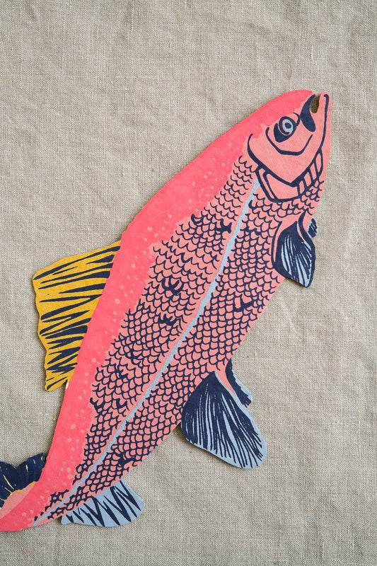 East End Press Salmon Greeting Card: C5