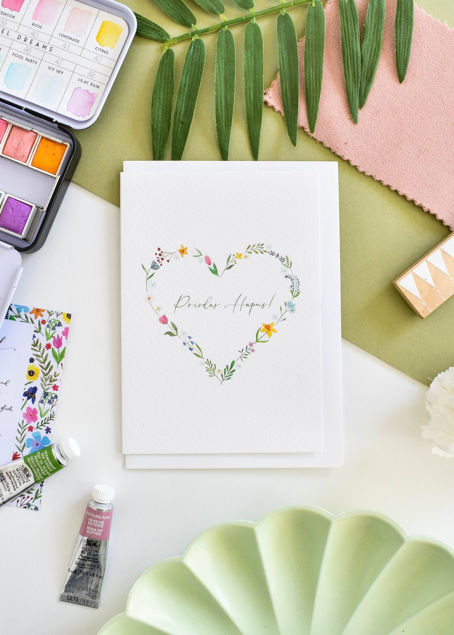 Welsh Wedding Card - Priodas Hapus