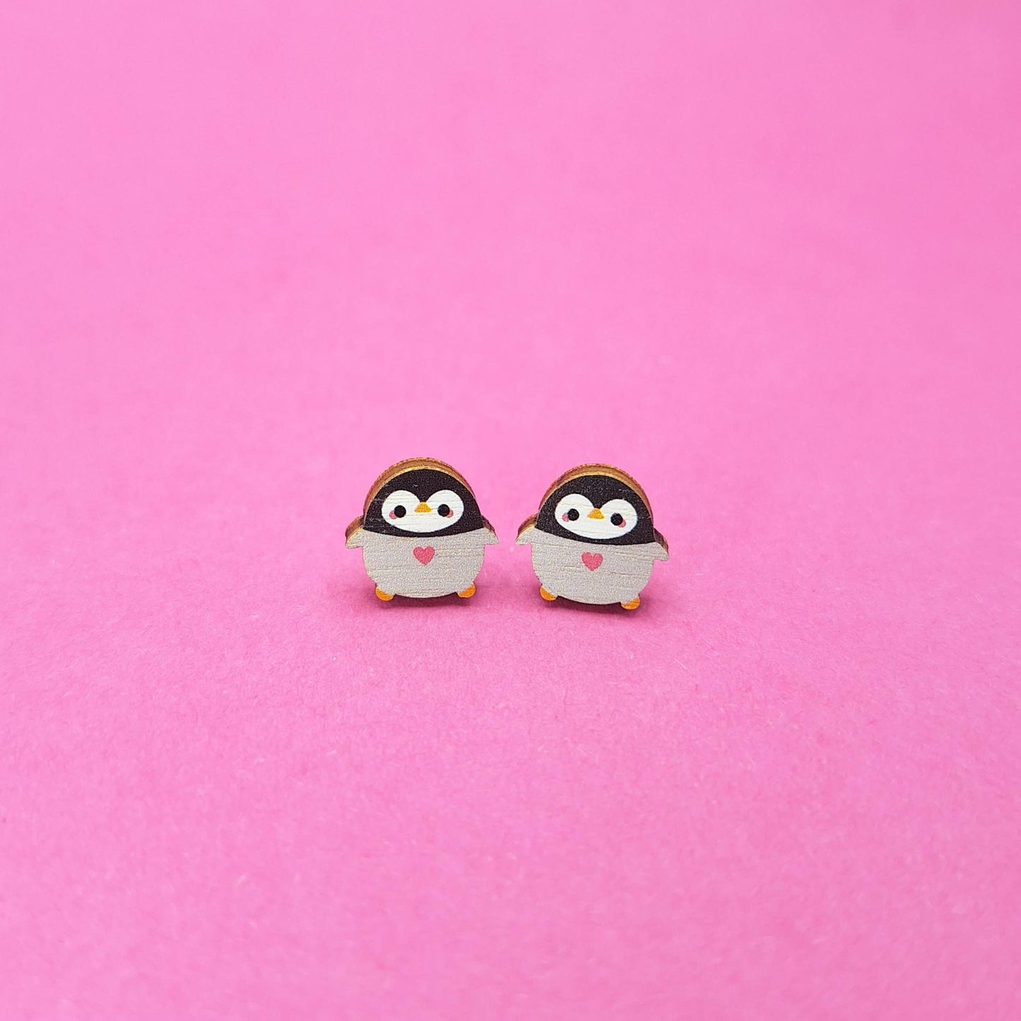 Penguin Stud Earrings