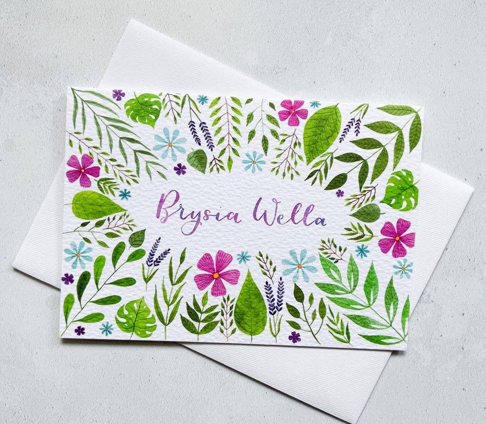 Welsh "Get Well Soon" Card - Brysia Wella