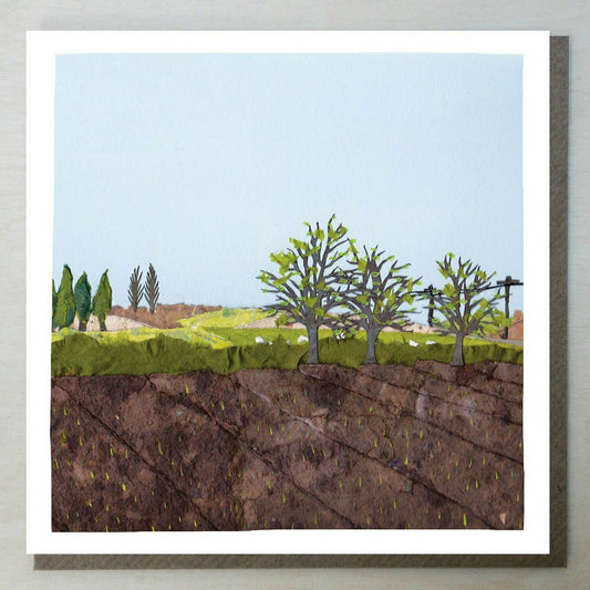 Fields in Spring Card