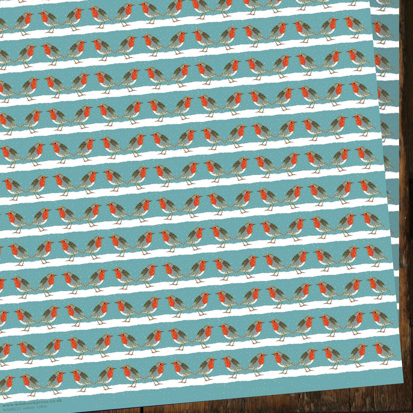 Christmas Robin Gift Wrap