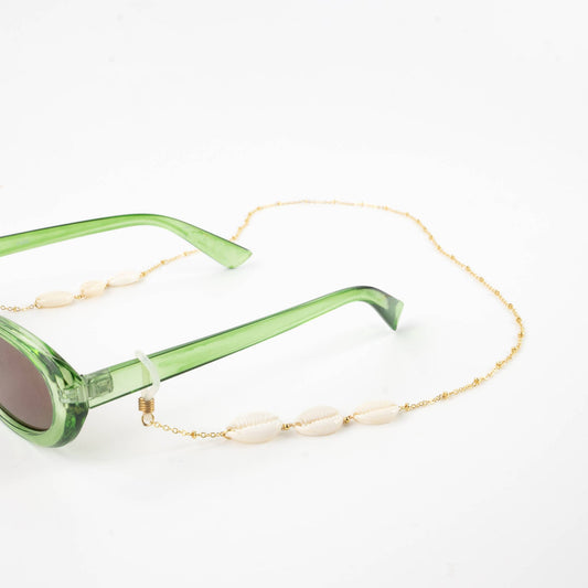 Beach Style Sunglass Chain: Silver