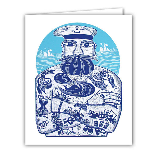 Blank Greeting Card - Sailor