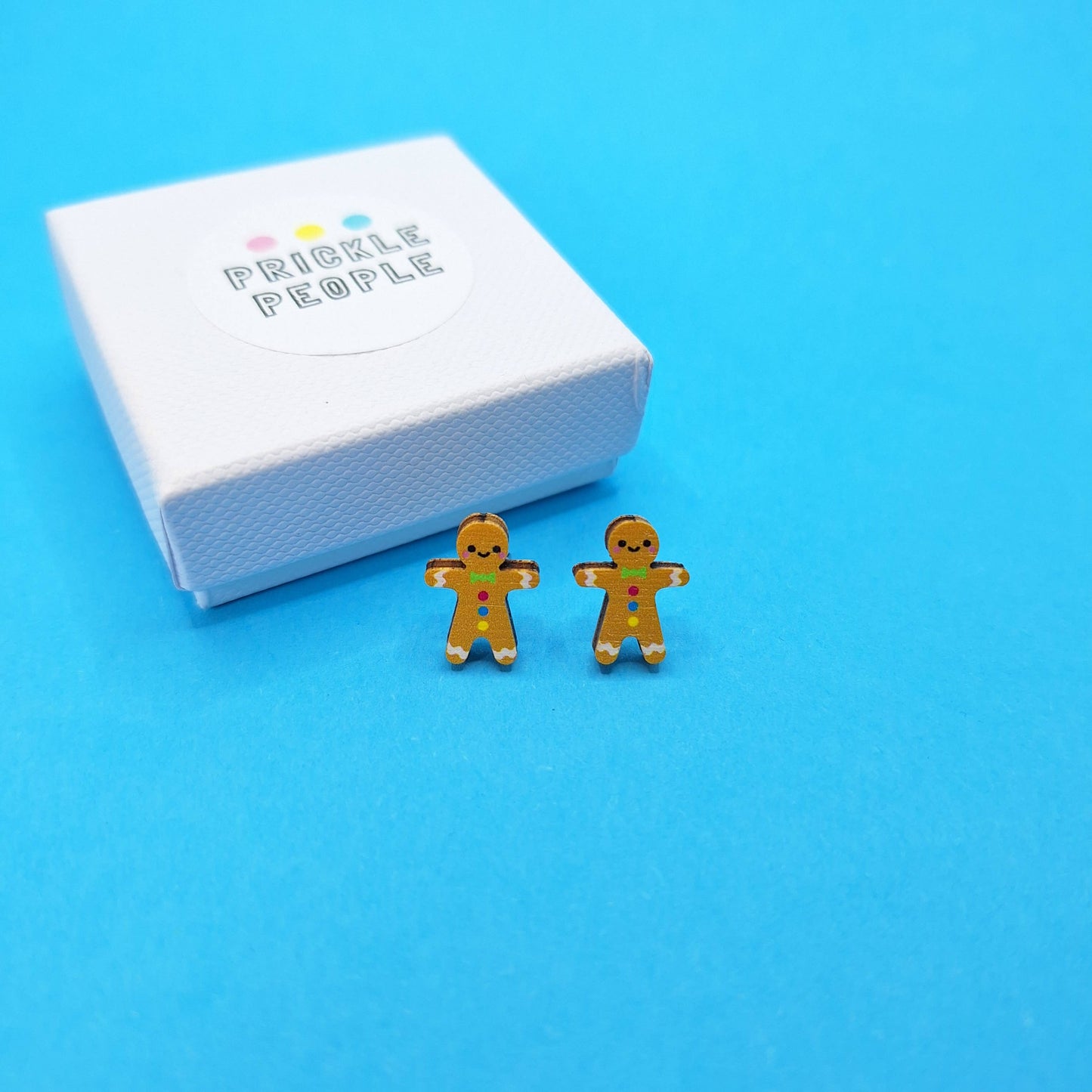 Gingerbread Man Stud Earrings