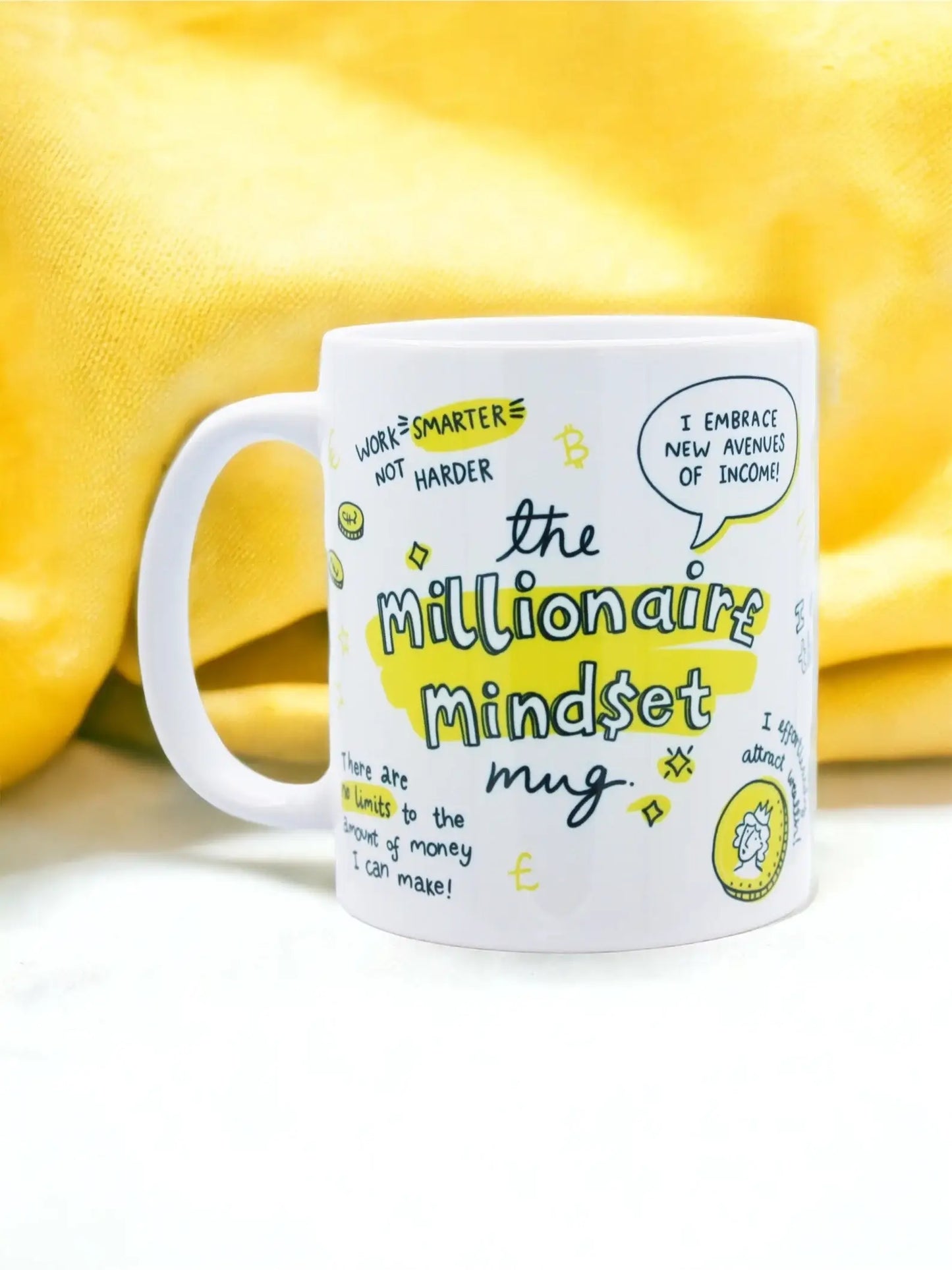 The MILLIONAIRE MINDSET Mug | Affirmation Gift | Positive